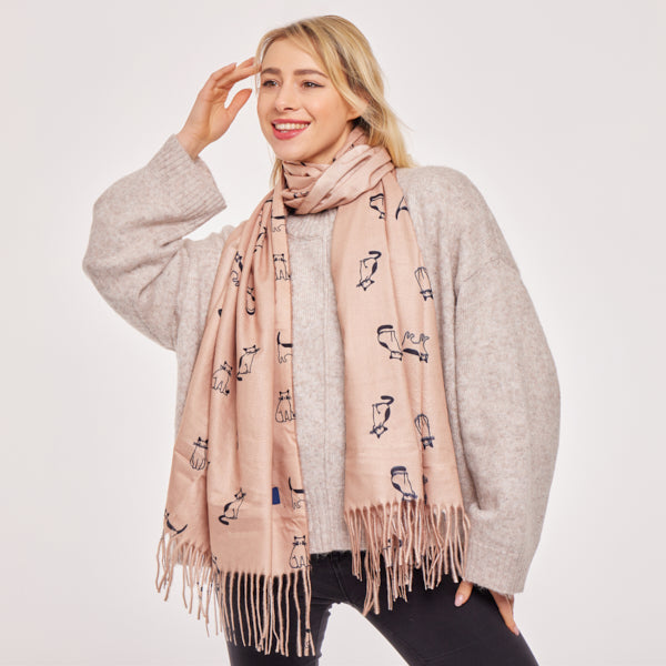 Supersoft Cat Scarves (With Tassels)