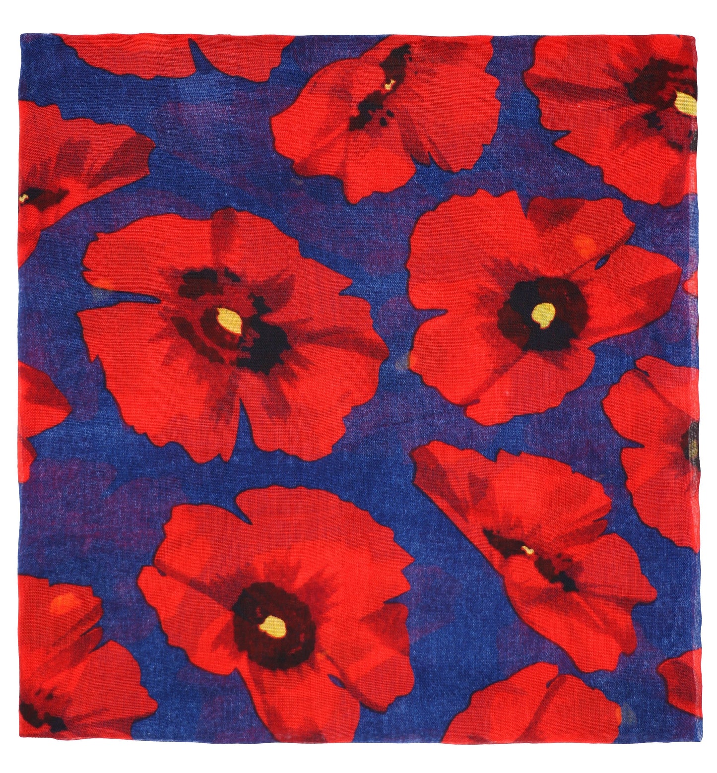 All Seasons Large Print Poppy Floral Scarf