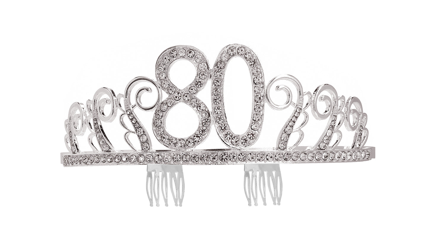 Diamanté Birthday Crown, 18-90 One Size