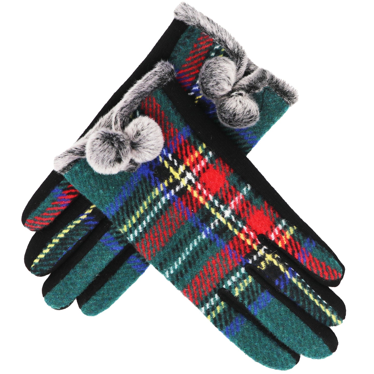 Children’s Tartan Gloves, Soft Warm touch