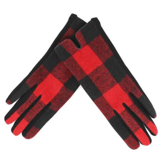 Buffalo Plaid gloves and Houndstooth Gloves